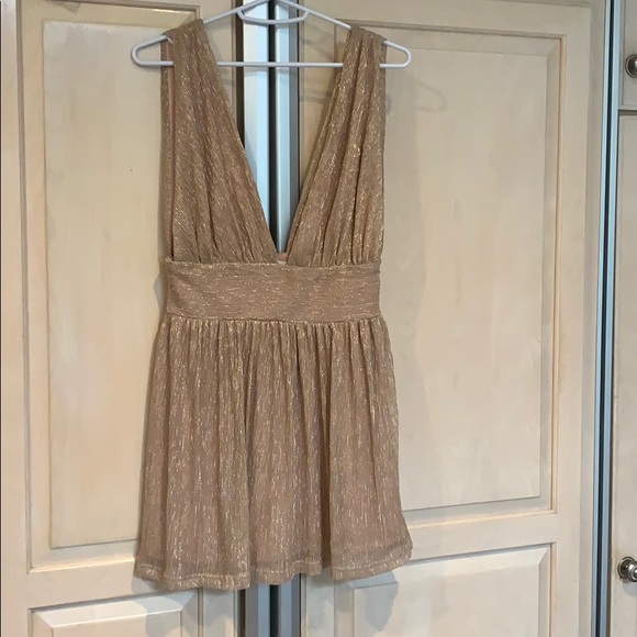 Gold Revolve Superdown Dress Size Small (NEVER WORN) - Picture 3 of 8